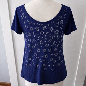 Juicy Couture Royal Blue Studded Tee